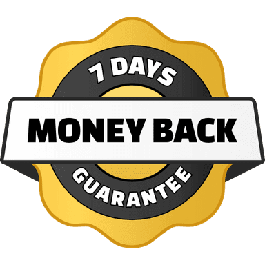 7 days money-back guarantee